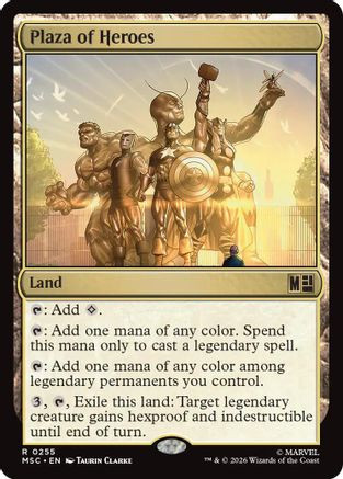 Plaza of Heroes (MSC-255) - Commander: Marvel Super Heroes、Wizards of the Coast、kayou