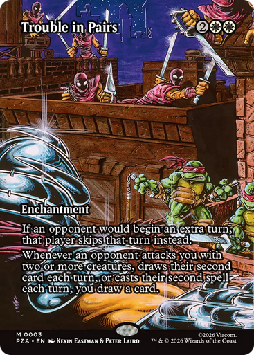 Trouble in Pairs (Borderless Source Material) | Teenage Mutant Ninja Turtles Source Material、Magic: The Gathering、kayou