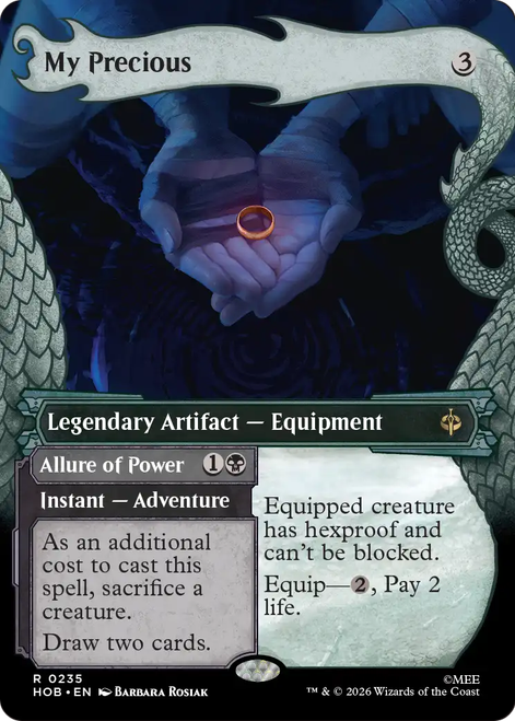 My Precious // Allure of Power (Dragon Hoard Frame) | The Hobbit、Magic: The Gathering、kayou