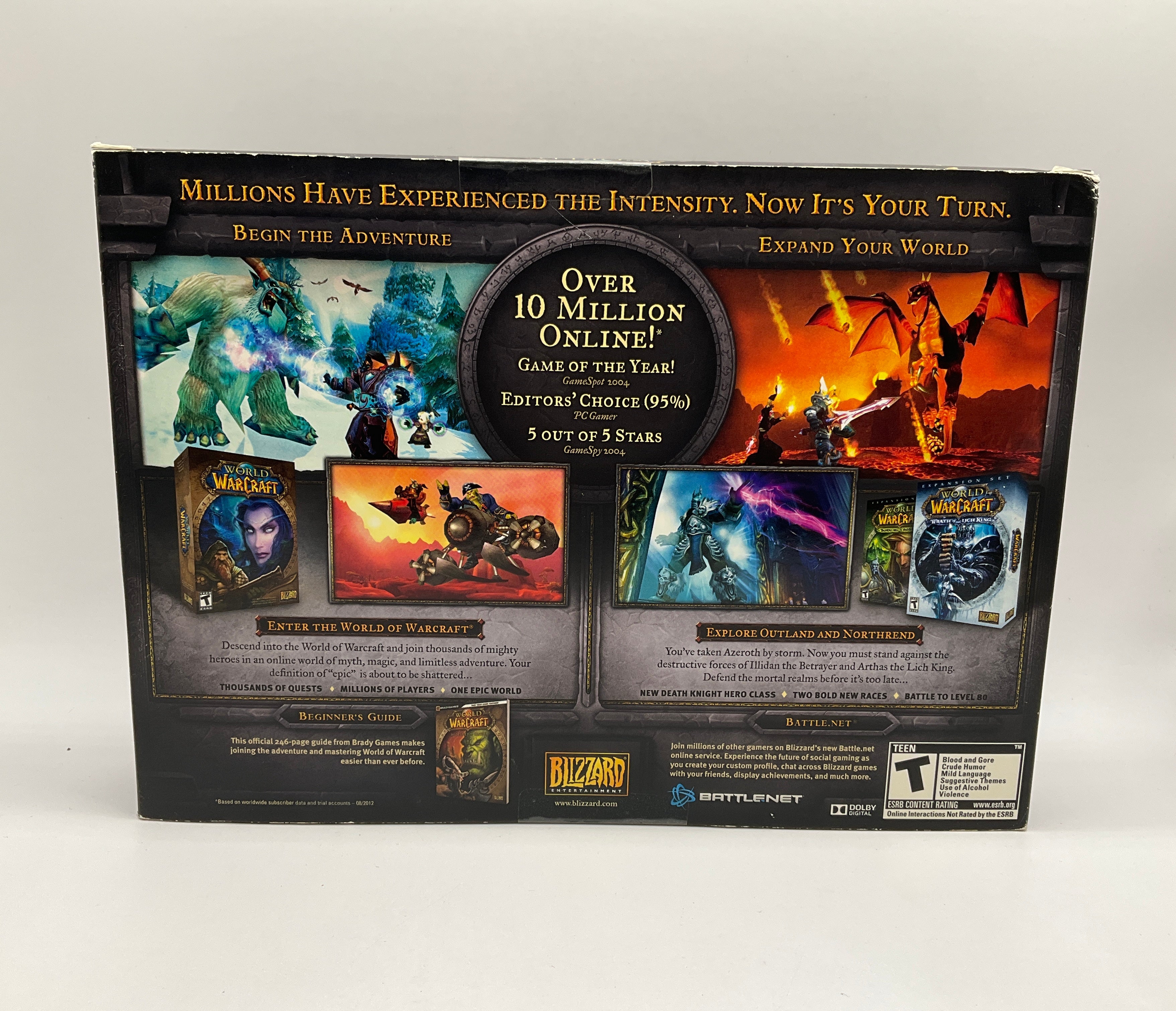 World of Warcraft: Battle Chest Burning Crusade & Lich King PC Games Sealed、Collector Store LLC - VG、kayou