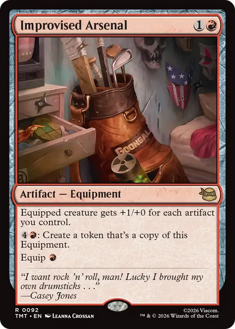 Improvised Arsenal (Foil) | Teenage Mutant Ninja Turtles、Magic: The Gathering、kayou