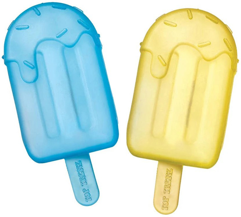 Super Duper Sugar Squisher Ice Pops Blue & Yellow 4-Inch Squish Toy 2-Pack、ToyWiz、kayou