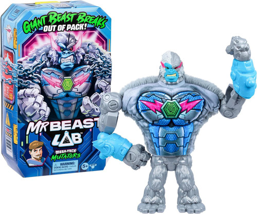 MrBeast Lab Mutators Mega-Tech Silver-Byte Action Figure、ToyWiz、kayou