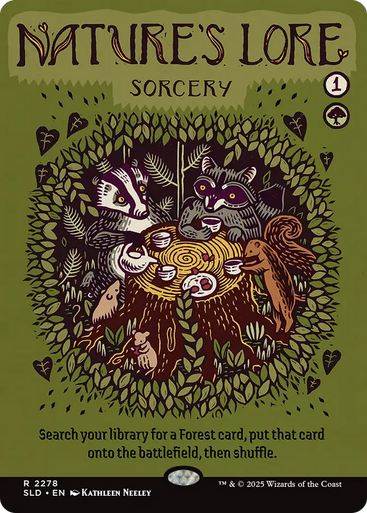 Nature's Lore (Foil) (Secret Lair - Prints Charming) | Secret Lair Drops、Magic: The Gathering、kayou