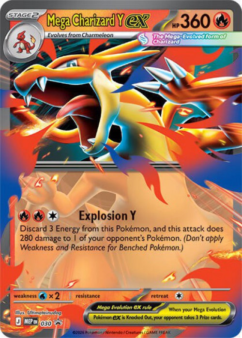 Pokemon Mega Evolution Promo Promo Mega Charizard Y ex MEP030、ToyWiz、kayou