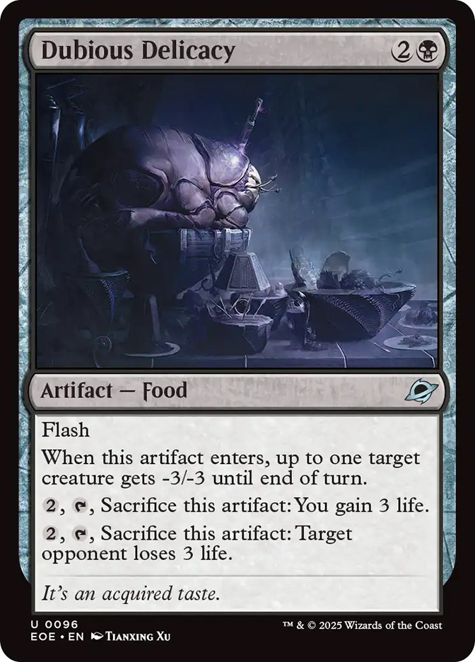 Dubious Delicacy、Magic: The Gathering、kayou