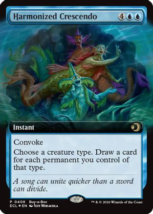 Harmonized Crescendo (Extended Art) (BABP-408) - Buy-A-Box Promos Foil、Wizards of the Coast、kayou