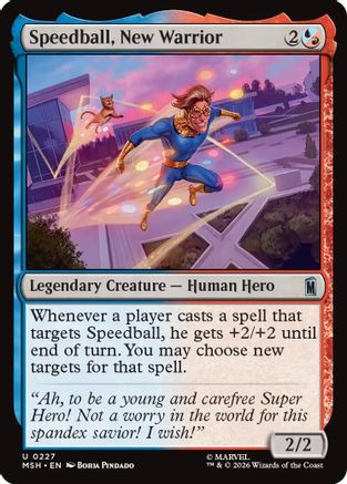 Speedball, New Warrior (MSH-227) - Marvel Super Heroes、Wizards of the Coast、kayou