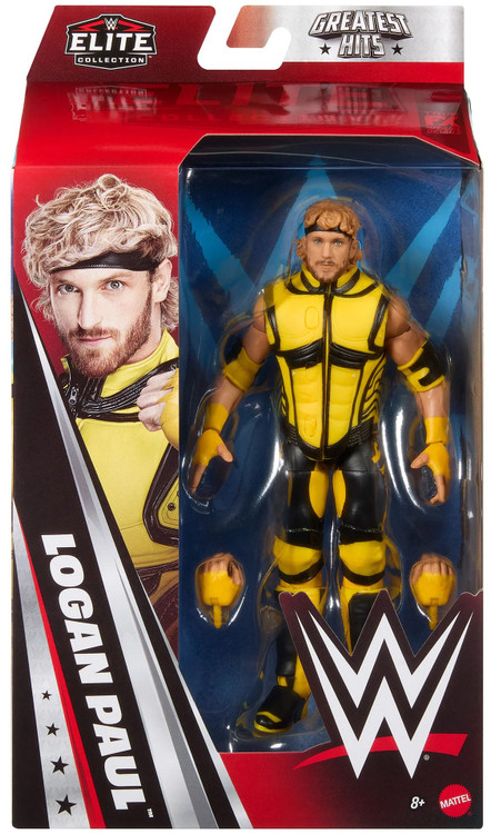 WWE Wrestling Elite Collection Greatest Hits 2026 Logan Paul Action Figure Yellow、ToyWiz、kayou