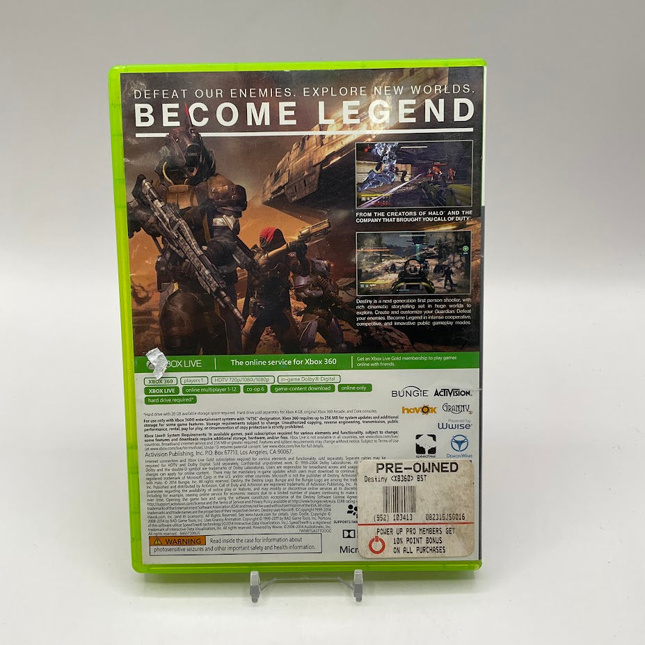 Destiny Xbox 360 Used #2、Collector Store LLC - VG、kayou