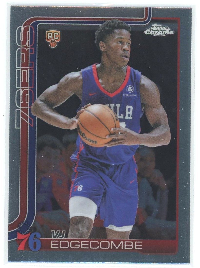 NBA 2025-26 Topps Chrome Basketball VJ Edgecombe #253 Rookie、ToyWiz、kayou