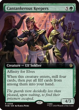 Cantankerous Keepers (Extended Art) (HOB-306) - The Hobbit、Wizards of the Coast、kayou