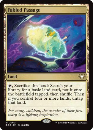 Fabled Passage (EOC-060) - Commander: Edge of Eternities、Wizards of the Coast、kayou