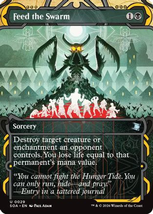 Feed the Swarm (SOA-029) - Secrets of Strixhaven: Mystical Archive Foil、Wizards of the Coast、kayou