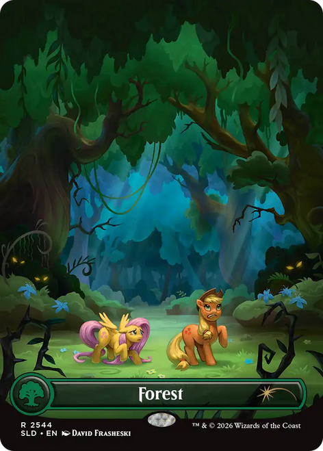 Forest (Foil) (Secret Lair - My Little Pony: The Lands of Equestria) | Secret Lair Drops、Magic: The Gathering、kayou