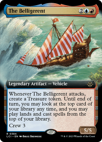 The Belligerent (LCI-384) - The Lost Caverns of Ixalan: (Extended Art) Foil (MP)、Wizards of the Coast、kayou