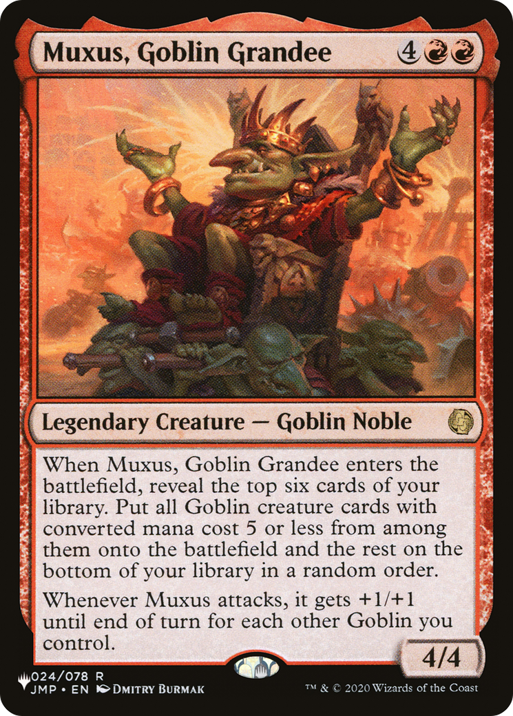 Muxus, Goblin Grandee (LIST-024/078) - The List、Wizards of the Coast、kayou