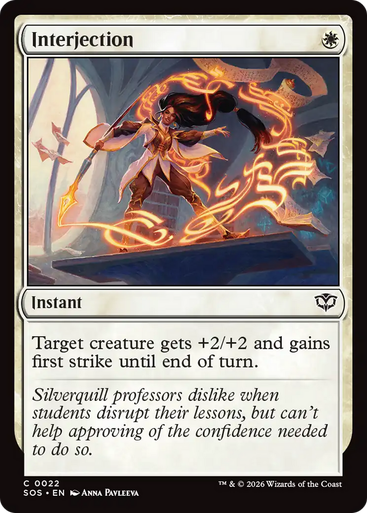 Interjection (Foil) | Secrets of Strixhaven、Magic: The Gathering、kayou