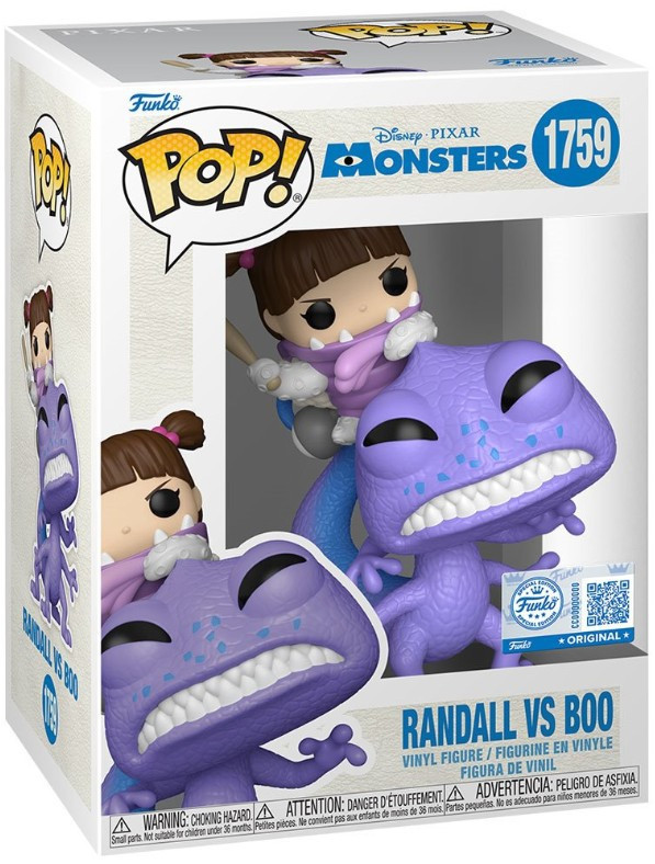 Funko Disney / Pixar Monsters Inc. POP! Disney Randall vs Boo Vinyl Figure #1759 Regular Version、ToyWiz、kayou