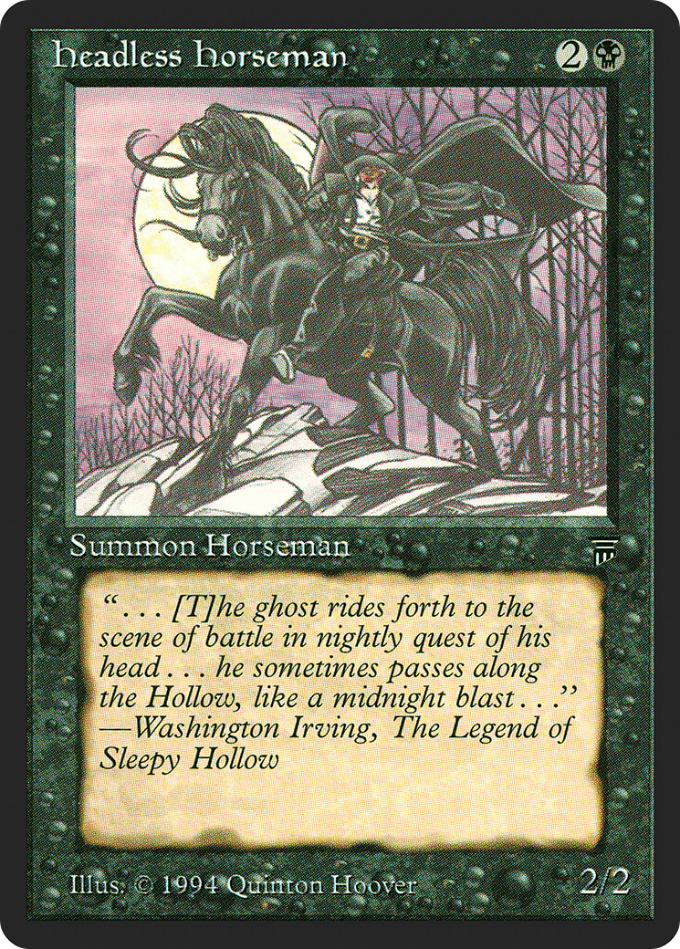 Headless Horseman (LEG-102) - Legends (HP)、Wizards of the Coast、kayou