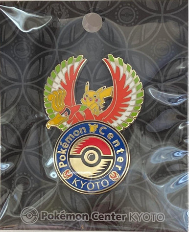 Pokemon Center Japan Kyoto Pikachu & Ho-Oh Pin Badge、Pokemon、kayou