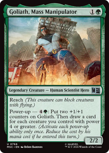 Goliath, Mass Manipulator (Foil) | Marvel Super Heroes Commander、Magic: The Gathering、kayou