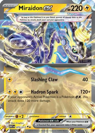 Miraidon ex 73 - ME Ascended Heroes Holofoil、The Pokémon Company、kayou