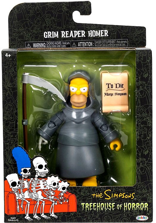 The Simpsons Treehouse of Horror Premium Grim Reaper Homer Action Figure、ToyWiz、kayou