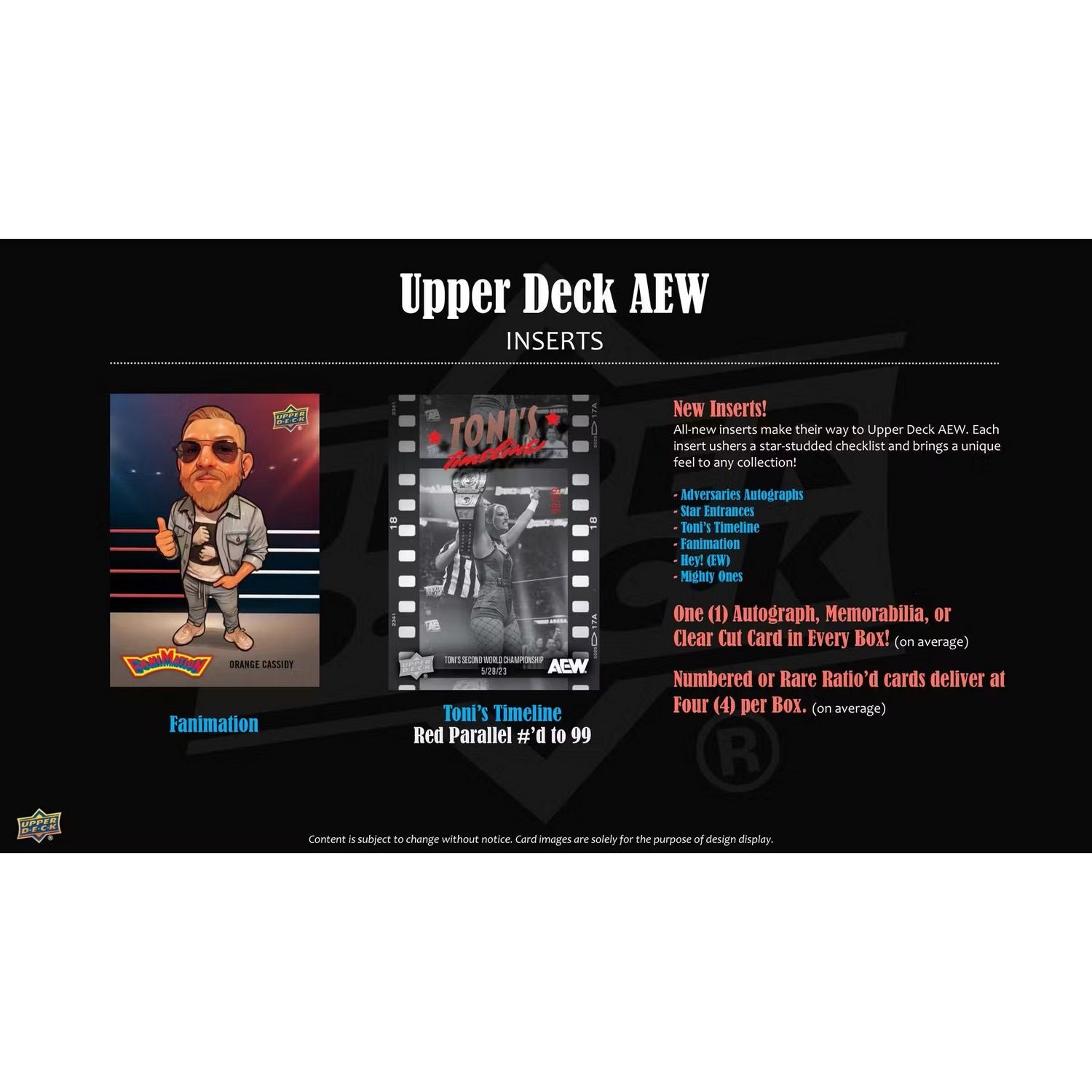 2026 Upper Deck AEW All Elite Wrestling Hobby Box *Contact Us To Order*、Upper Deck、kayou
