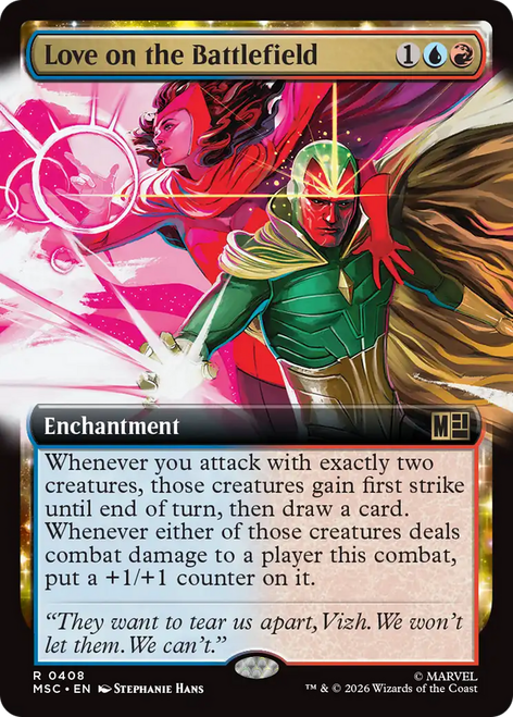 Love on the Battlefield (Extended Art) | Marvel Super Heroes Commander、Magic: The Gathering、kayou