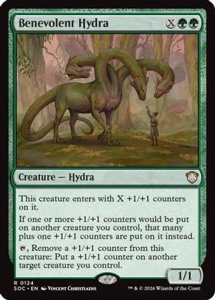 Benevolent Hydra (SOC-124) - Commander: Secrets of Strixhaven、Wizards of the Coast、kayou