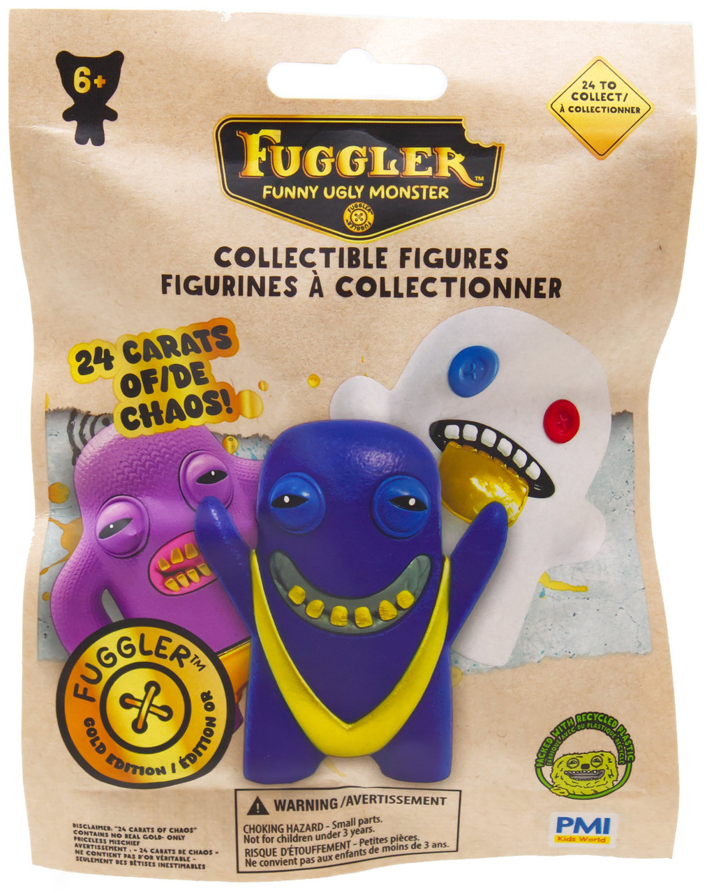 Fuggler Gold Edition Collectible Figures 2.5-Inch Mystery Pack、ToyWiz、kayou