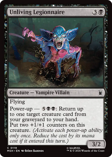 Unliving Legionnaire (Foil) | Marvel Super Heroes、Magic: The Gathering、kayou