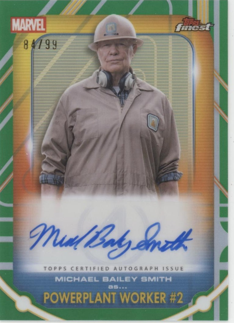 Michael Bailey Smith as Powerplant Worker #2 2026 Finest Marvel Auto 84/99、Collector Store LLC、kayou