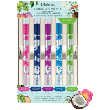 Lifelines: Scented Lava Pen Set - 5-Pack (Brights)、Lifelines、kayou