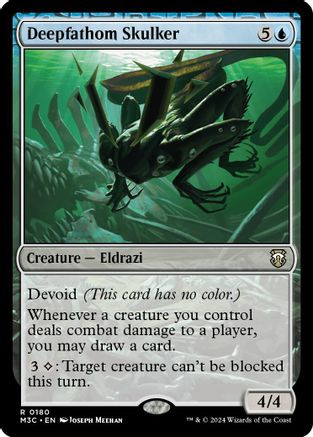 Deepfathom Skulker (Ripple Foil) (M3C-180) - Modern Horizons 3 Commander Foil、Wizards of the Coast、kayou