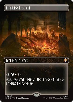 Treasure Vault (Borderless) (Dwarvish) (HOC-097) - The Hobbit: Eternal-Legal、Wizards of the Coast、kayou