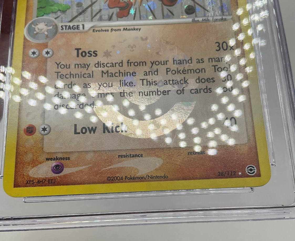 Primeape Pokemon EX Fire Red & Leaf Green Reverse Holo #28 CGC 10、Collector Store LLC Gaming、kayou