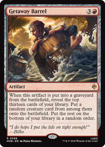 Getaway Barrel (Foil) | The Hobbit、Magic: The Gathering、kayou