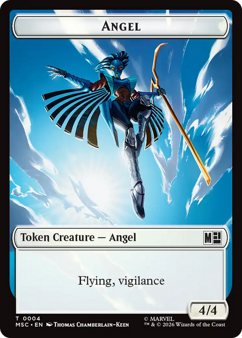 Marvel Super Heroes Commander - Angel (#4) Token | Marvel Super Heroes Commander、Magic: The Gathering、kayou