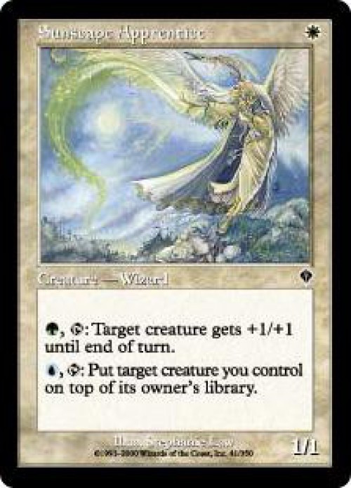 MtG Invasion Common Sunscape Apprentice #41、ToyWiz、kayou