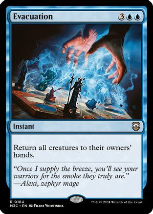 Evacuation (Ripple Foil) (M3C-184) - Modern Horizons 3 Commander Foil、Wizards of the Coast、kayou