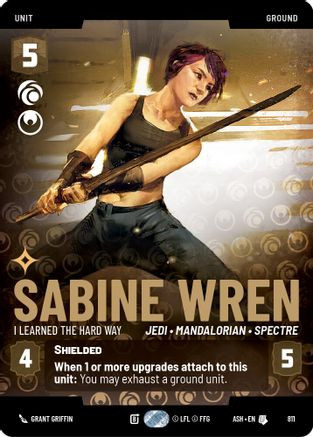 Sabine Wren - I Learned the Hard Way (Prestige) (811) - Ashes of the Empire、GameNerdz、kayou