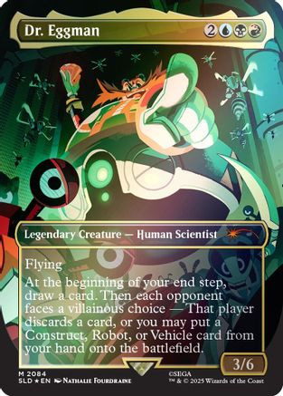 Dr. Eggman (Rainbow Foil) (SLD-2084) - Secret Lair Drop Series Foil、Wizards of the Coast、kayou