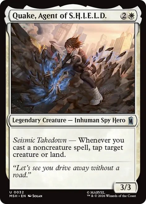 Quake, Agent of S.H.I.E.L.D. (Foil) | Marvel Super Heroes、Magic: The Gathering、kayou