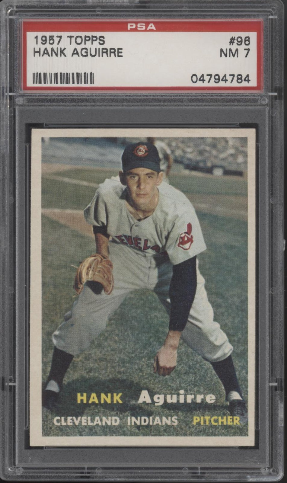 Hank Aguirre 1957 Topps #96 PSA 7、Collector Store LLC、kayou