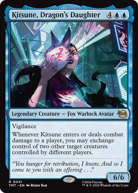 Kitsune, Dragon's Daughter (Foil) | Teenage Mutant Ninja Turtles、Magic: The Gathering、kayou