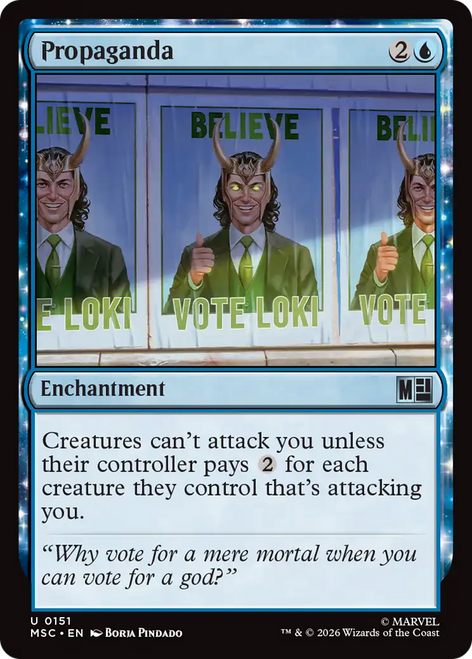 Propaganda (Surge Foil) | Marvel Super Heroes Commander、Magic: The Gathering、kayou