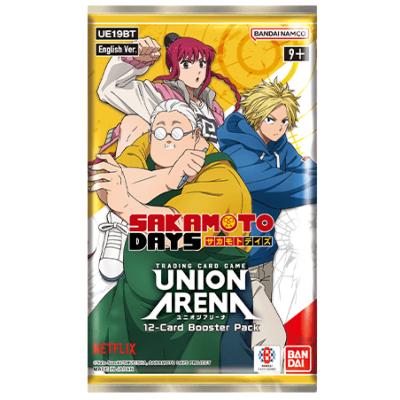 Union Arena TCG: Sakamoto Days UE19BT - Booster Pack、Bandai、kayou