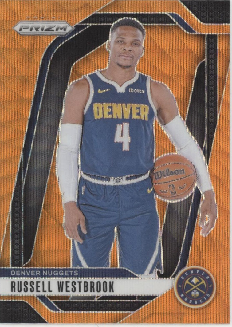Russell Westbrook 2024-25 Panini Prizm Orange Wave Prizm 39/60 #157、Collector Store LLC、kayou